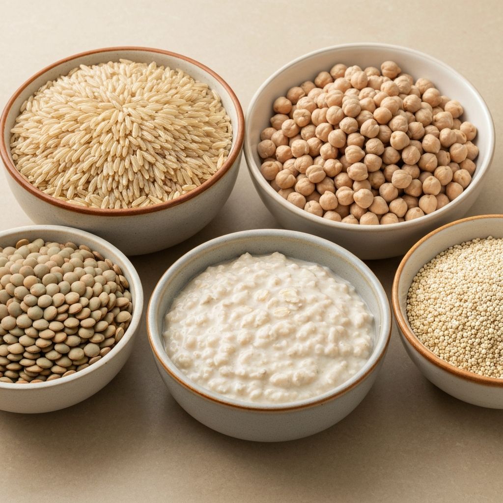 Разнообразие от зърнени и бобови